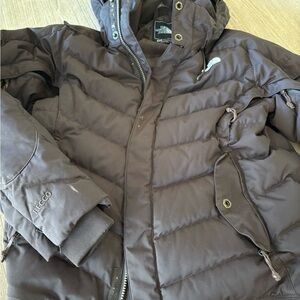 The North Face women Brown Puffer Jacket